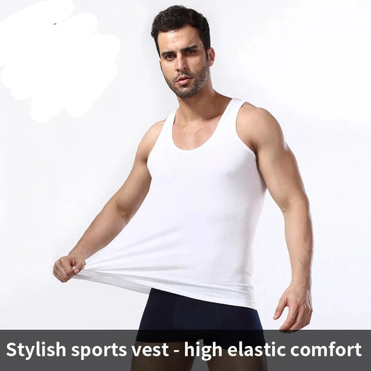 men sleeveless, breathable, tank top