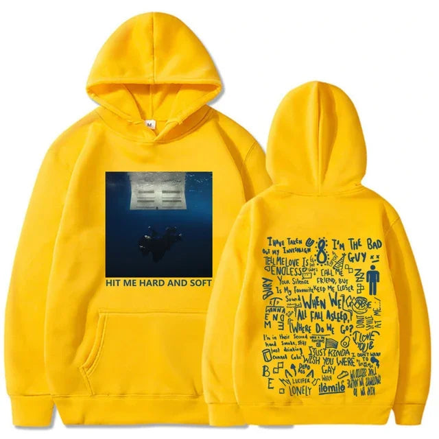 2024 Hit Me Hard and Soft Tour Hoodie Billie Pullover Hoodies