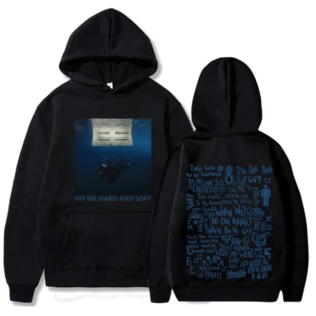 2024 Hit Me Hard and Soft Tour Hoodie Billie Pullover Hoodies