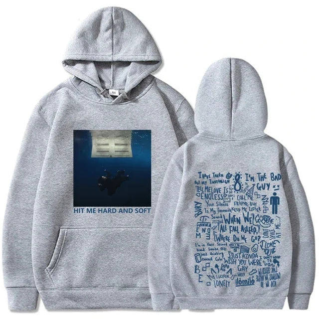 2024 Hit Me Hard and Soft Tour Hoodie Billie Pullover Hoodies