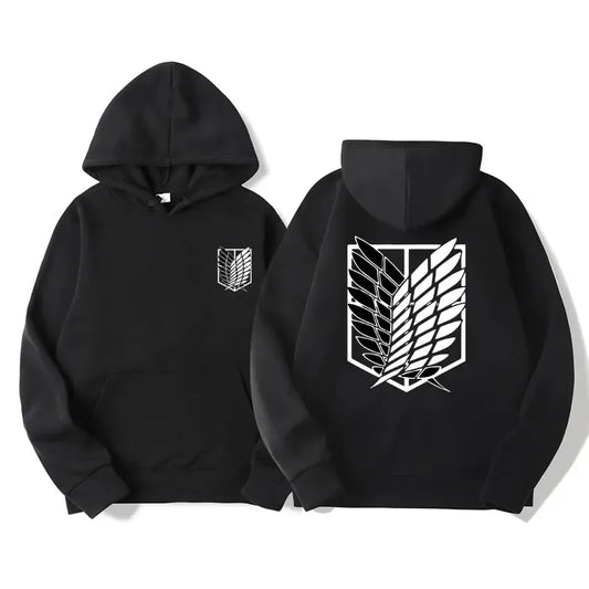 Attack on Titan Hoodie, Sweater Clothes, Pullover Hood and kangaroo pocket