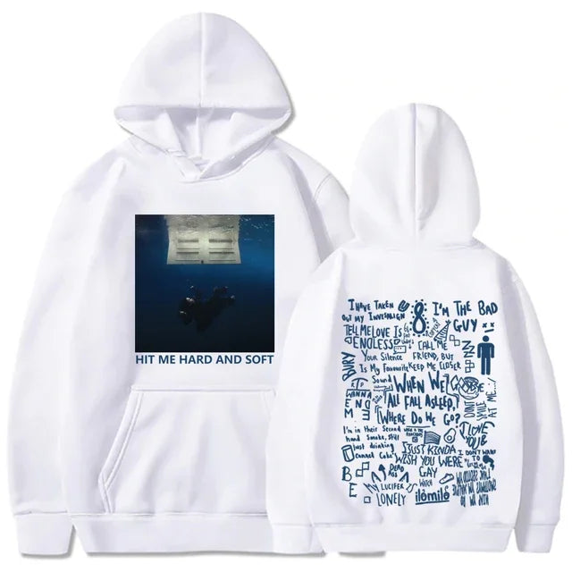 2024 Hit Me Hard and Soft Tour Hoodie Billie Pullover Hoodies